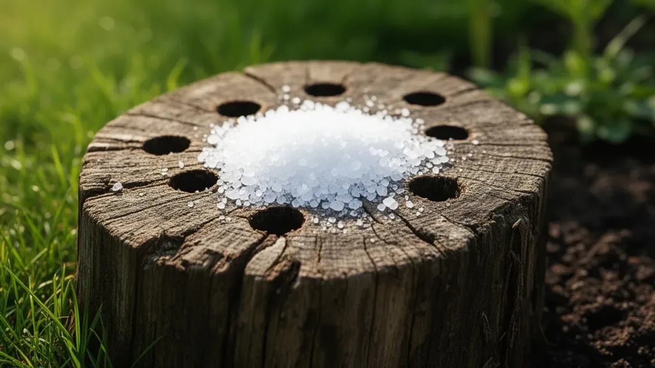 Sól na korzenie drzew: jak skutecznie i bezpiecznie usunąć pień?